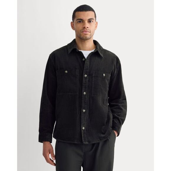 Everlane Other - NWT Everlane Wide Wale Corduroy Shirt in Black size Medium